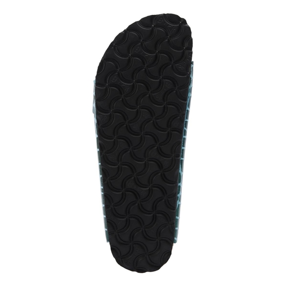 NITB Birkenstock Arizona BS Silver All Leather Soft Footbed NARROW Sandal - Picture 2 of 3